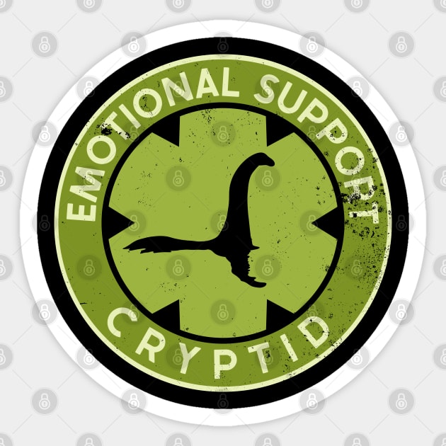 Emotional Support Nessie Sticker by nickbeta